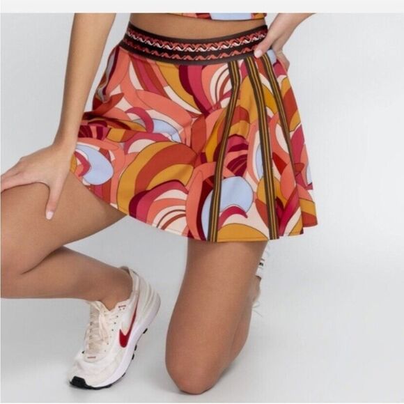 Johnny Was Active Colorful Patterned Women's Skirt, M - Picture 1 of 12